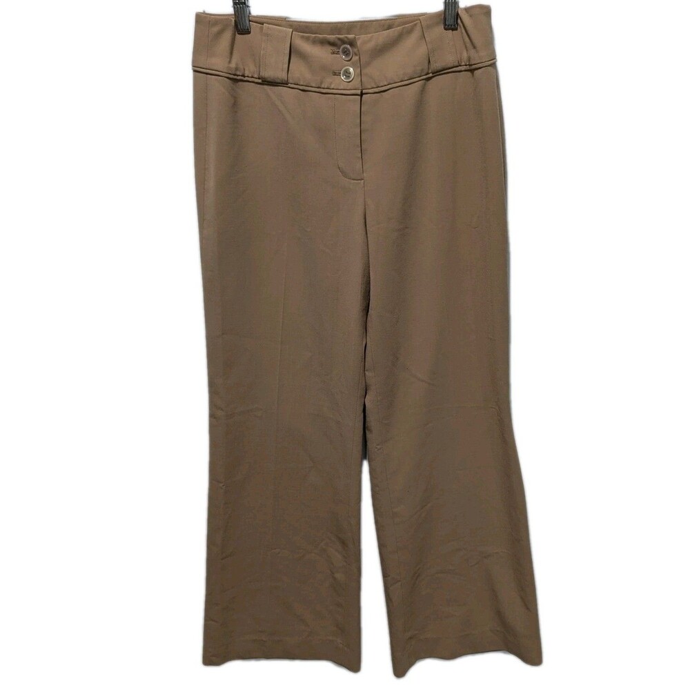 Etcetera Women's Wide Leg Professional Pants Khaki Size 6